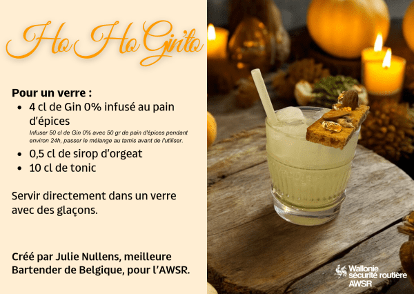 Recette Mocktail De Noël Ho Ho Gin'to